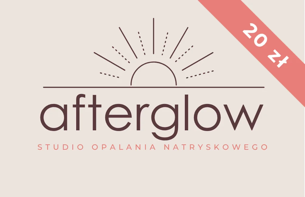 Bon rabatowy 20&nbsp;zł na&nbsp;pierwsze opalanie natryskowe Afterglow