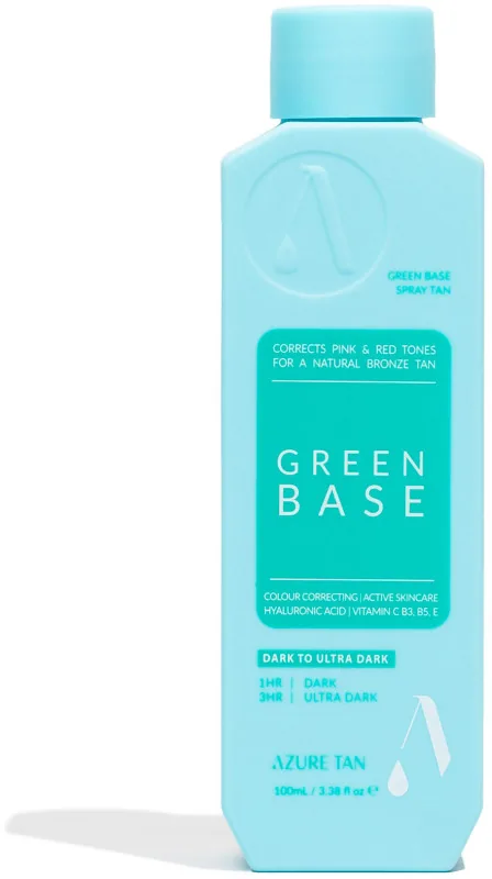Azure Tan Green Base — płyn do opalania natryskowego